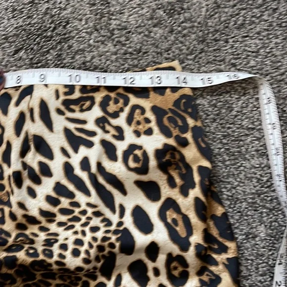 BB DAKOTA Ruched Drawstring Leopard Print Skirt - Picture 6 of 9